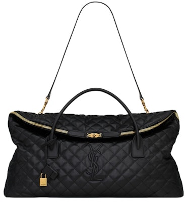 Saint Laurent ES Giant Travel Bag In Quilted Leather Black Buy Saint Laurent ES Giant Travel Bag In Quilted Leather Black