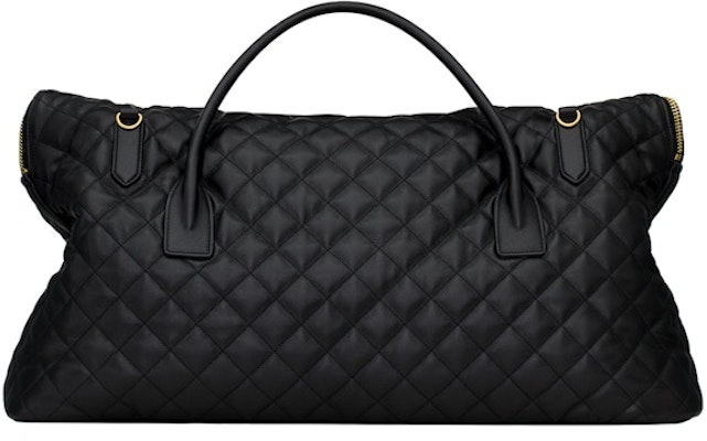 Saint Laurent ES Giant Travel Bag In Quilted Leather Black Order Saint Laurent ES Giant Travel Bag In Quilted Leather Black