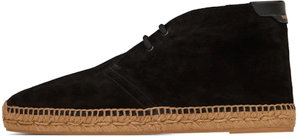 Saint Laurent Espadrille 'Black Suede' 6059221NX101000 Saint Laurent Espadrille 'Black Suede' 6059221NX101000