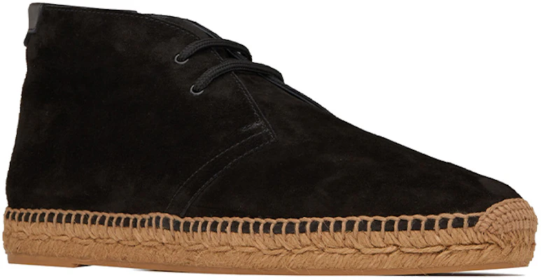Saint Laurent Espadrille 'Suede Hitam' 6059221NX101000 Order Saint Laurent Espadrille 'Suede Hitam' 6059221NX101000