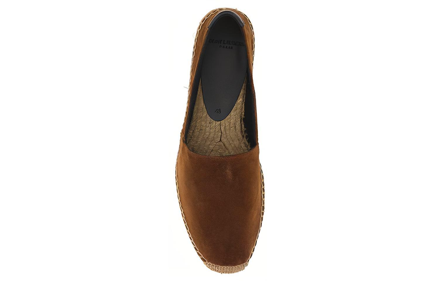 Shop Saint Laurent Espadrille 'Suede Coklat' 6059570LI902353