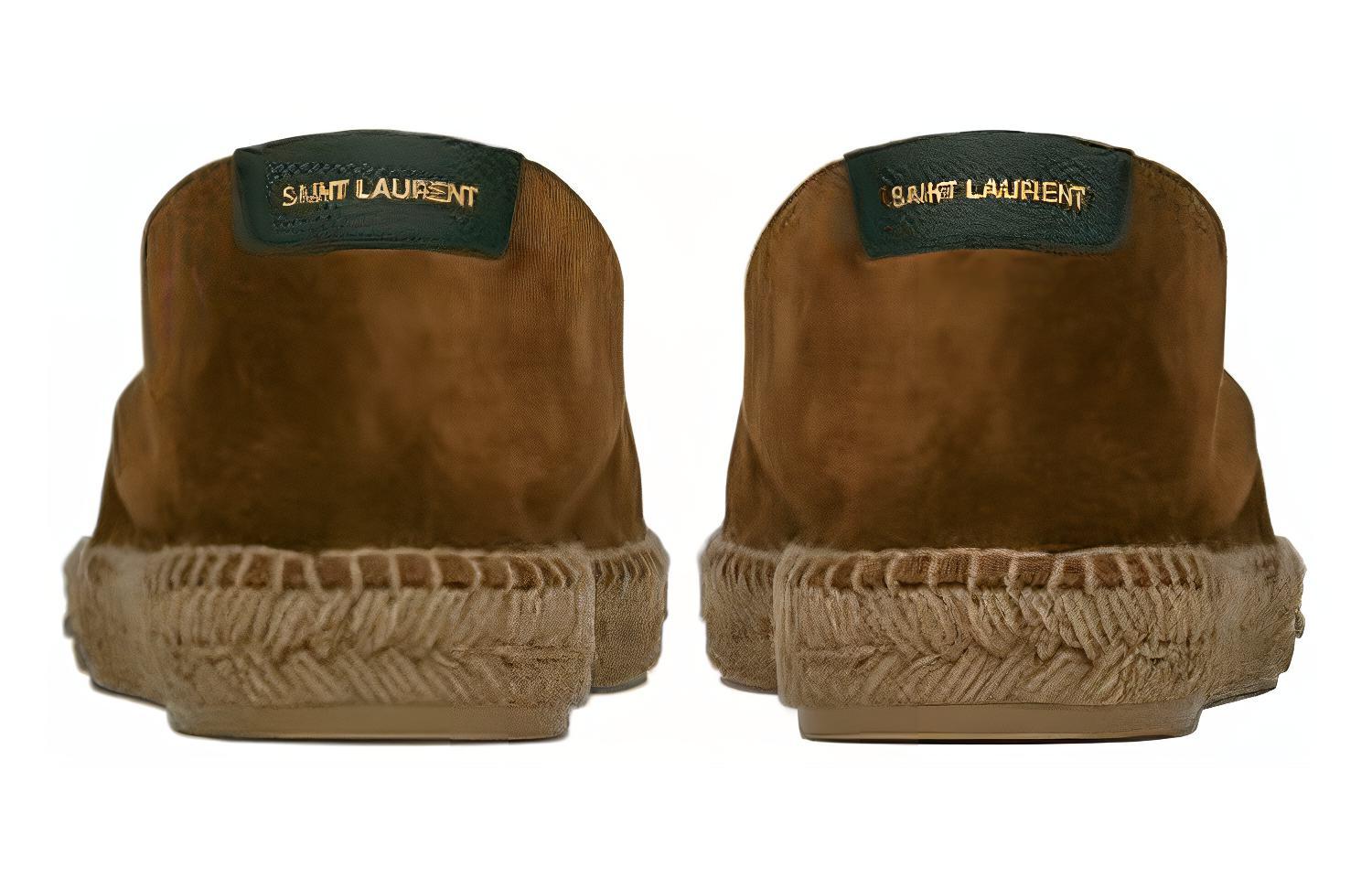 Details for Saint Laurent Espadrille 'Suede Coklat' 6059570LI902353