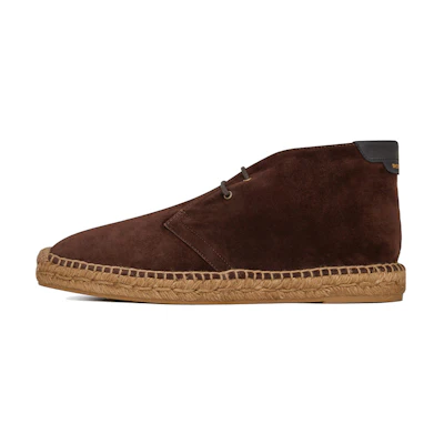 Saint Laurent Espadrille 'Brown Suede'