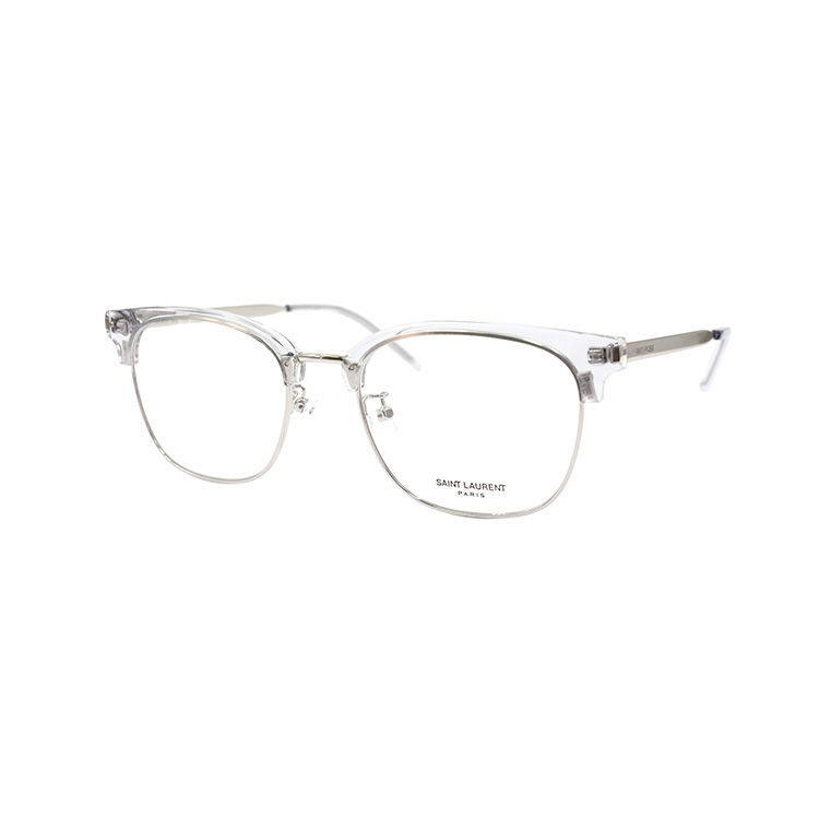 SAINT LAURENT Eyewear Browline Optical Glasses Unisex Gold Metal Frames SL649F-003