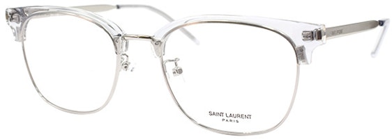 SAINT LAURENT Eyewear Browline Optical Glasses Unisex Gold Metal Frames SL649F-003 SAINT LAURENT Eyewear Browline Optical Glasses Unisex Gold Metal Frames SL649F-003