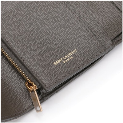 Saint Laurent Flap Wallet Monogram Brown Lookbook Saint Laurent Flap Wallet Monogram Brown