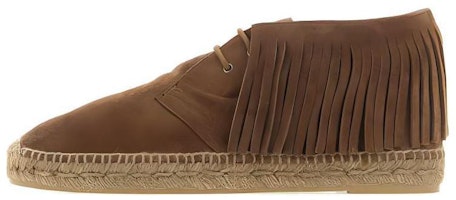 Saint Laurent Fringe Lace-Up Ankle Boots 'Brown Suede' 6309261NX002330 Saint Laurent Fringe Lace-Up Ankle Boots 'Brown Suede' 6309261NX002330
