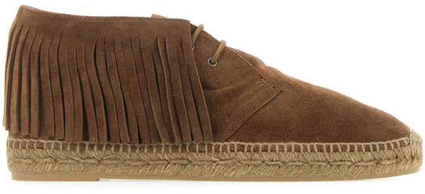 Saint Laurent Fringe Lace-Up Ankle Boots 'Brown Suede' 6309261NX002330 Order Saint Laurent Fringe Lace-Up Ankle Boots 'Brown Suede' 6309261NX002330