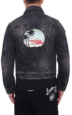 생로랑 FW21 블랙 데님 재킷 칼라 디자인. 505820YD8051098 Details for 생로랑 FW21 블랙 데님 재킷 칼라 디자인. 505820YD8051098