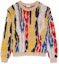 Order SAINT LAURENT FW21 Leopard Jacquard Wool Sweater Ribbed Crewneck Multicolor . 665871Y75CX1356