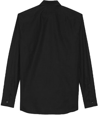 SAINT LAURENT FW21 Yves Cotton Poplin Long Sleeve Shirt Men Black 564269Y217W1000 Lookbook SAINT LAURENT FW21 Yves Cotton Poplin Long Sleeve Shirt Men Black 564269Y217W1000