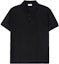 Order 圣罗兰 FW22 黑色纯色短袖 POLO 衫 712300YB2OC1000