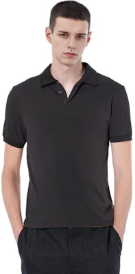 圣罗兰 FW22 黑色纯色短袖 POLO 衫 712300YB2OC1000 Purchase 圣罗兰 FW22 黑色纯色短袖 POLO 衫 712300YB2OC1000