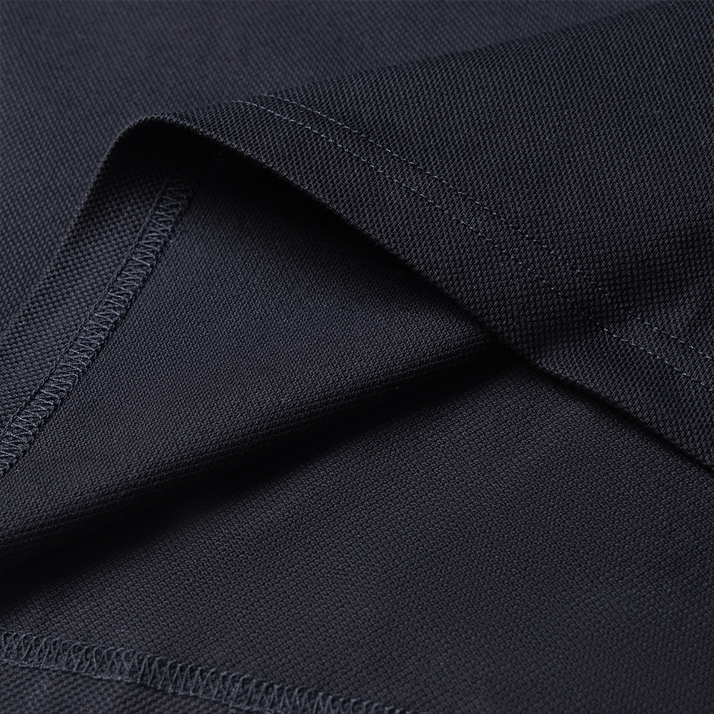 Cheap 圣罗兰 FW22 黑色纯色短袖 POLO 衫 712300YB2OC1000