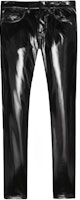 SAINT LAURENT FW22 Black Solid Slim Fit Mid-Rise Casual Pants 601478Y06VA1040 SAINT LAURENT FW22 Black Solid Slim Fit Mid-Rise Casual Pants 601478Y06VA1040