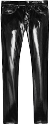 SAINT LAURENT FW22 Black Solid Slim Fit Mid-Rise Casual Pants 601478Y06VA1040 Order SAINT LAURENT FW22 Black Solid Slim Fit Mid-Rise Casual Pants 601478Y06VA1040