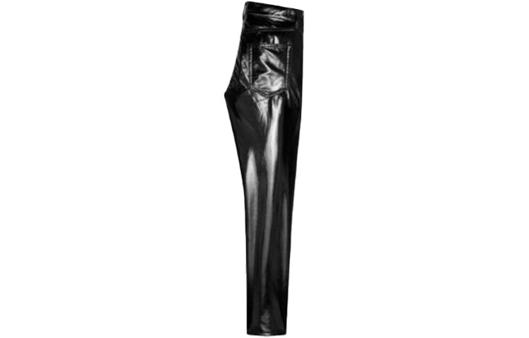 Lookbook SAINT LAURENT FW22  Black Solid Slim Fit Mid-Rise Casual Pants 601478Y06VA1040