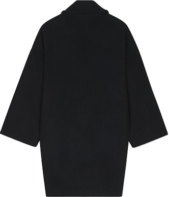 SAINT LAURENT FW22 Double-Breasted Peacoat Black. 701144Y2F621000 Lookbook SAINT LAURENT FW22 Double-Breasted Peacoat Black. 701144Y2F621000