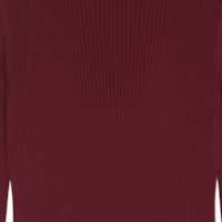 Cheap 聖羅蘭 FW22 紅色羅紋圓領針織毛衣 710734YAPK26001