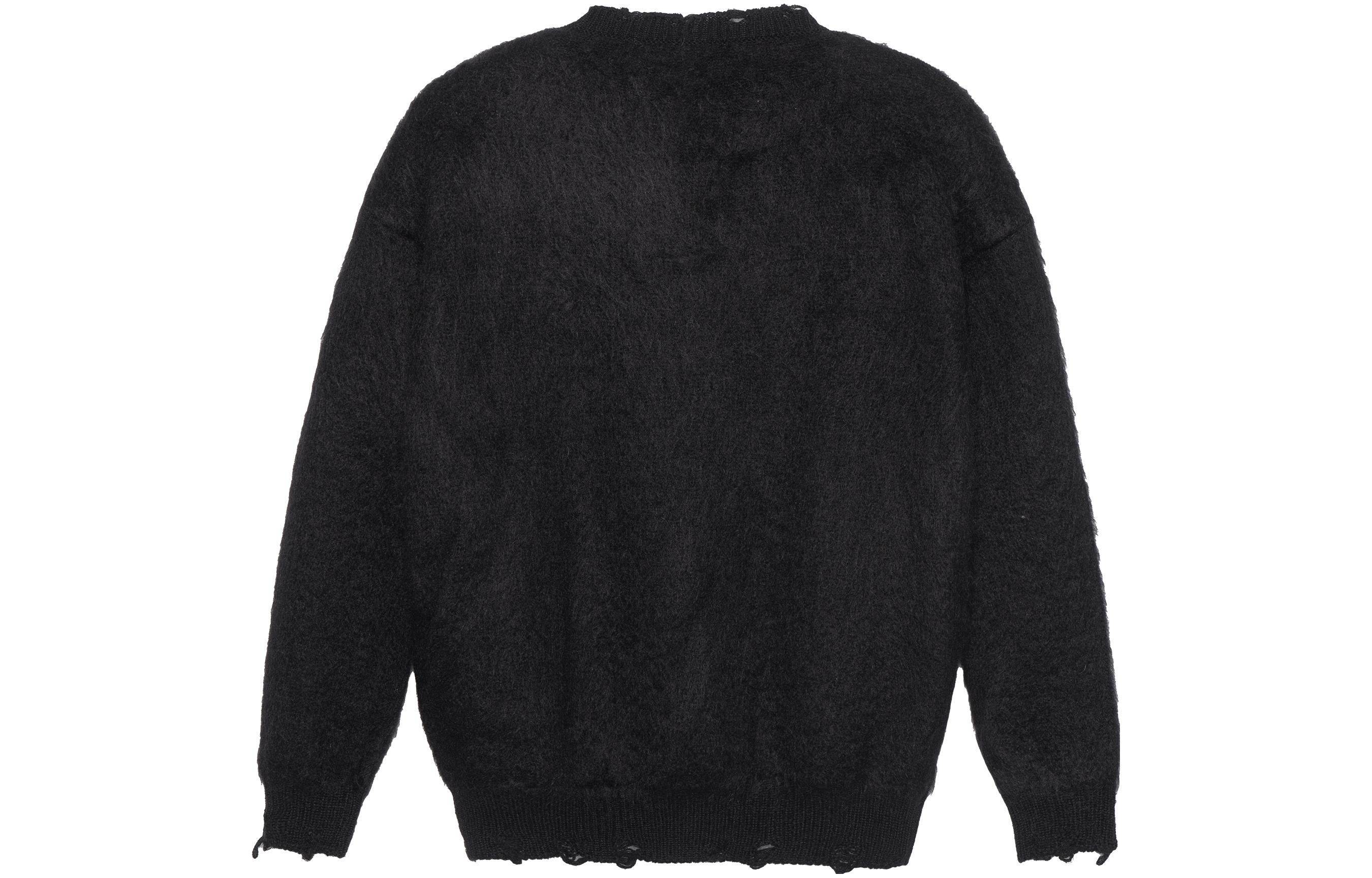 Lookbook SAINT LAURENT FW22 Black Cartoon Graphic Oversized Sweater Unisex 713263Y75SA1095