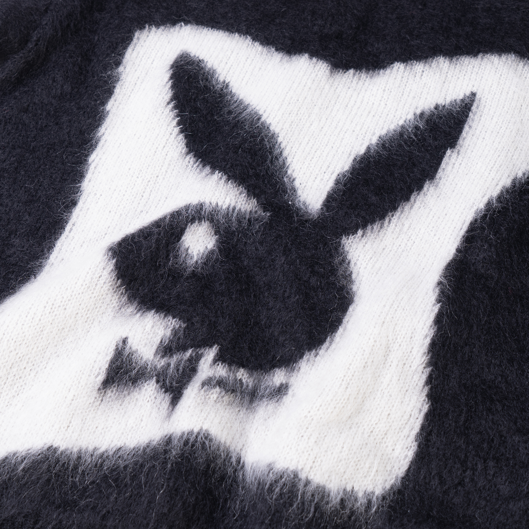 Purchase SAINT LAURENT FW22 Black Cartoon Graphic Oversized Sweater Unisex 713263Y75SA1095