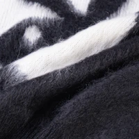 Sizing SAINT LAURENT FW22 黑色卡通圖案寬鬆版男女款毛衣 713263Y75SA1095