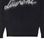 Cheap SAINT LAURENT FW22 Suéter Negro Jacquard con Letras Crewneck. 712176Y75SQ1095
