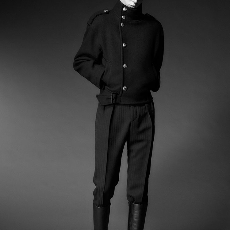 Saint Laurent FW22 Black Military Style Wool Jacket 710431Y2F621000 圖 4