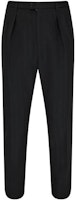 SAINT LAURENT FW22 High-Waisted Straight-Leg Casual Pants Black . 682379Y1E451000 SAINT LAURENT FW22 High-Waisted Straight-Leg Casual Pants Black . 682379Y1E451000