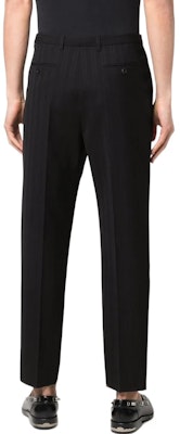 サンローラン FW22 ハイウエスト ストレートレッグ カジュアルパンツ ブラック 682379Y1E451000 Purchase サンローラン FW22 ハイウエスト ストレートレッグ カジュアルパンツ ブラック 682379Y1E451000