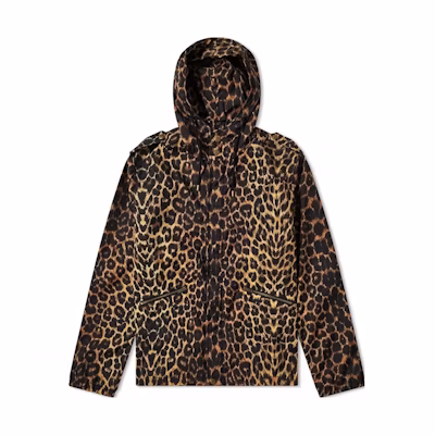 Saint Laurent FW22 Leopard Print Hoodie Long Sleeve Jacket Yellow 632475Y2B229664