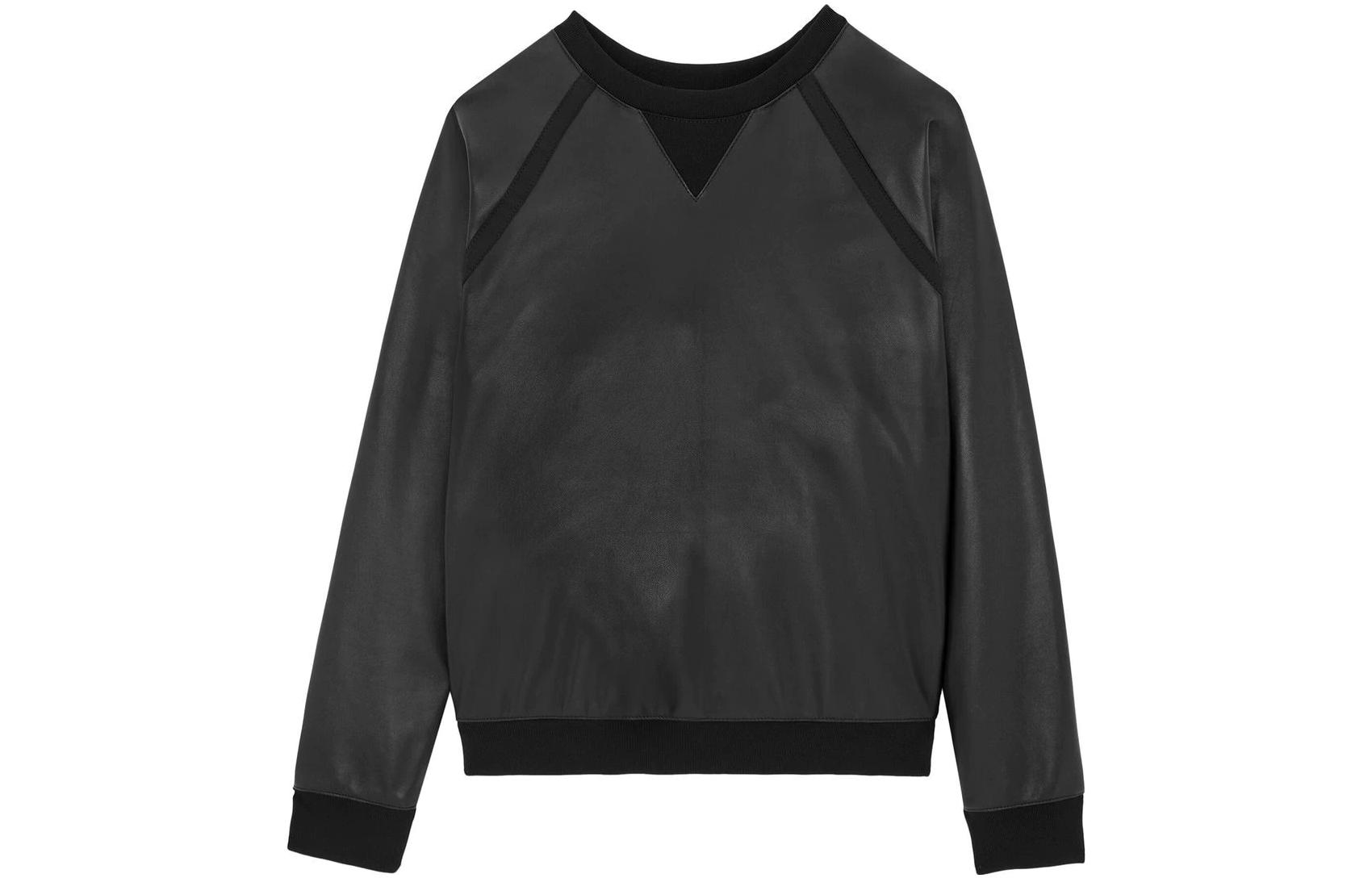 Saint Laurent FW22 Paneled Design Sweatshirt Dark Gray 713246YCBH21000