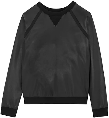 圣罗兰 FW22 拼接设计卫衣 深灰色 713246YCBH21000 Buy 圣罗兰 FW22 拼接设计卫衣 深灰色 713246YCBH21000