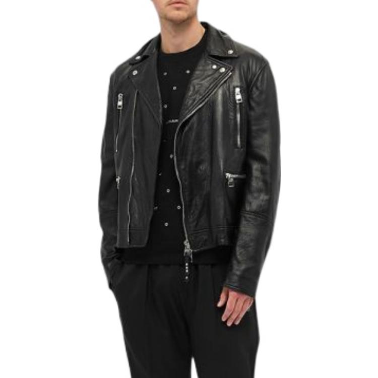 Purchase SAINT LAURENT FW22 Polka Dot Print Crewneck Pullover Sweatshirt Black . 632422YBQZ21032