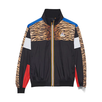Saint Laurent FW22 Rive Droite Tiger Print Bomber Jacket Fashion Patchwork 683920YCL079956