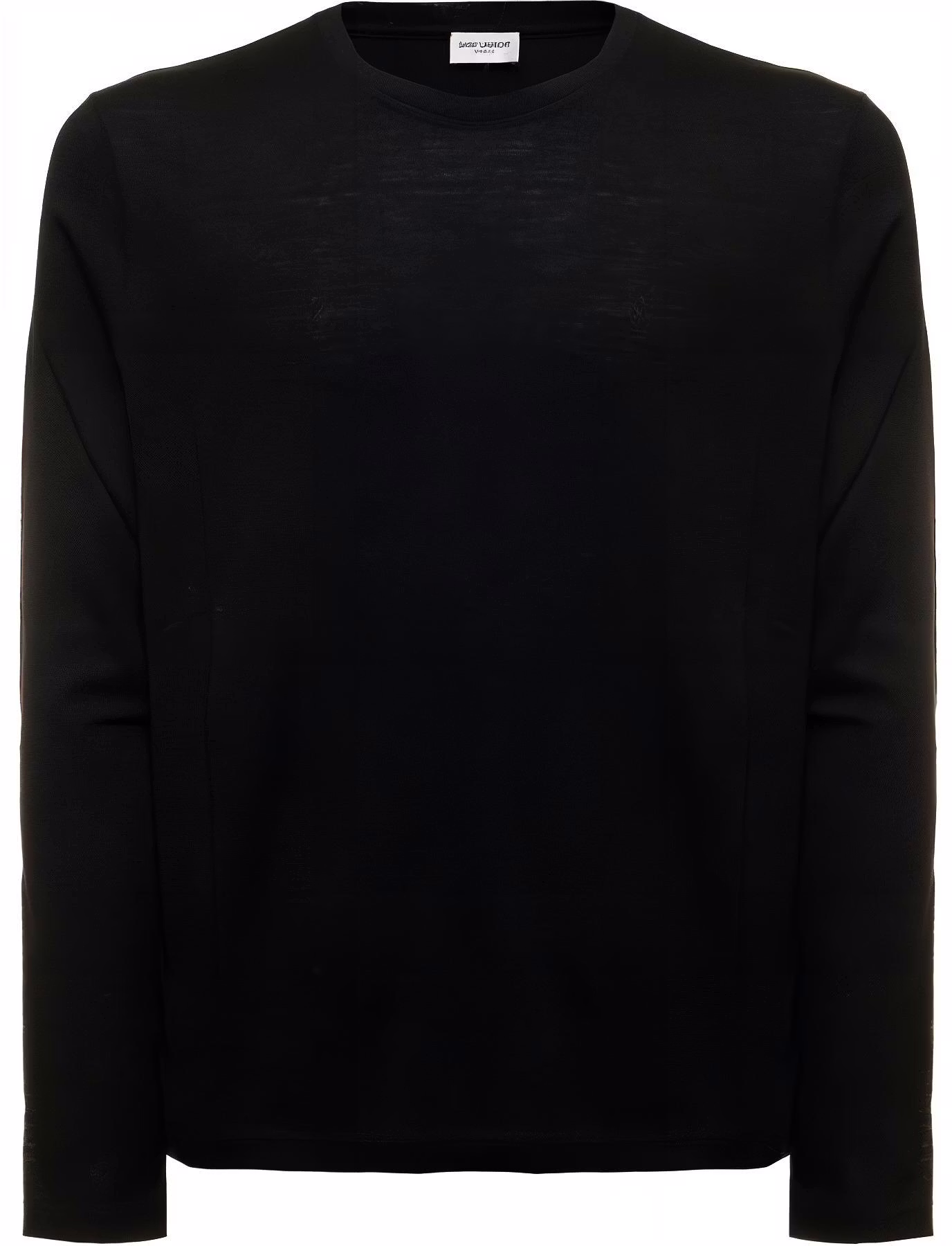 saint-laurent-fw-22-slim-fit-logo-embroidered-crewneck-sweatshirt-black-mens-710035-y36-xe-1000