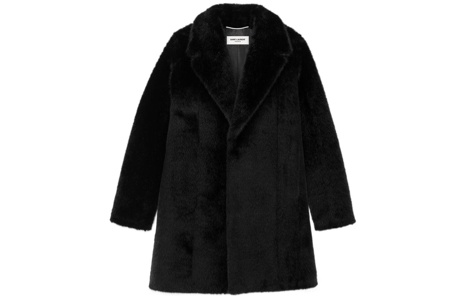 Saint Laurent FW22 Solid Color Black Collar Jacket for Men 713250Y7E851000