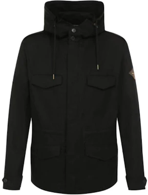 Saint Laurent FW22 純色拉鍊連帽外套 黑色 585276Y253Q1000 Buy Saint Laurent FW22 純色拉鍊連帽外套 黑色 585276Y253Q1000