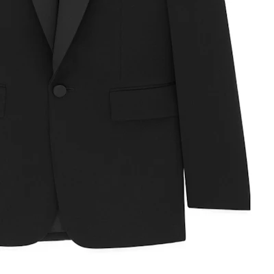 SAINT LAURENT FW23 Blazer Hitam Kasual Single-Breasted 760896Y7E631000 Shop SAINT LAURENT FW23 Blazer Hitam Kasual Single-Breasted 760896Y7E631000