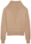 Lookbook SAINT LAURENT FW23 Camel Loose Knit Pullover Sweater Lelaki 751095Y76FA2645