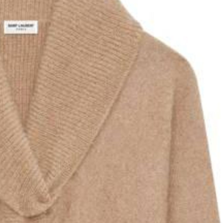 SAINT LAURENT FW23  Camel Loose Knit Pullover Sweater 751095Y76FA2645 圖 7