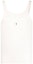 Order サンローラン FW23 ホワイト リブ付きロゴ刺繍スリーブレスタンクトップ 761275Y37EC9744