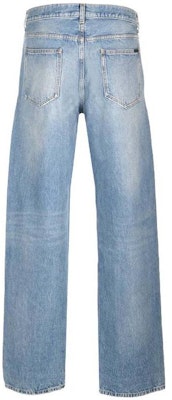SAINT LAURENT FW23 Loose Fit Mid-Rise Wide-Leg Jeans Men’s Blue 757276-Y04PH-4598 Lookbook SAINT LAURENT FW23 Loose Fit Mid-Rise Wide-Leg Jeans Men’s Blue 757276-Y04PH-4598