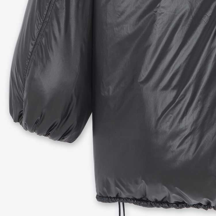 Details for 생로랑 FW23 솔리드 백 로고 후디 재킷 남성 블랙 758264Y5F651000