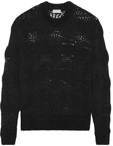 圣罗兰FW23纯色针织套头毛衣黑色圆领毛衣 757039Y76EZ1000 Order 圣罗兰FW23纯色针织套头毛衣黑色圆领毛衣 757039Y76EZ1000