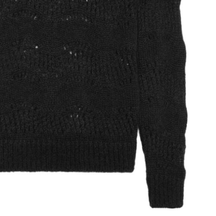 Details for 圣罗兰FW23纯色针织套头毛衣黑色圆领毛衣 757039Y76EZ1000