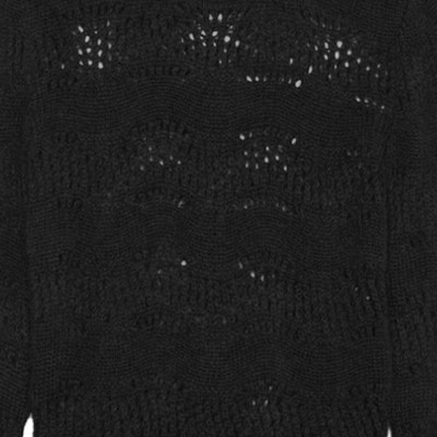 SAINT LAURENT FW23 Solid Knit Pullover Sweater Black Crewneck. 757039Y76EZ1000 Sizing SAINT LAURENT FW23 Solid Knit Pullover Sweater Black Crewneck. 757039Y76EZ1000