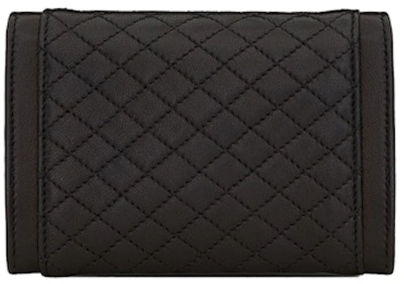 聖羅蘭Gaby小型絎縫小羊皮黑色信封錢包 Order 聖羅蘭Gaby小型絎縫小羊皮黑色信封錢包