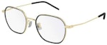 Order SAINT LAURENT Gold Metal Irregular Frame Optical Glasses Unisex Couples Style SL397F003