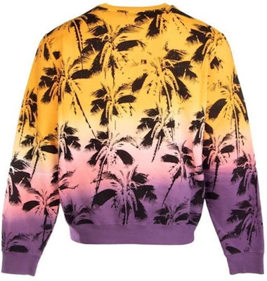 생로랑 그래디언트 야자수 프린트 크루넥 스웻셔츠 멀티컬러 남성. 603302YBOY27269 Lookbook 생로랑 그래디언트 야자수 프린트 크루넥 스웻셔츠 멀티컬러 남성. 603302YBOY27269